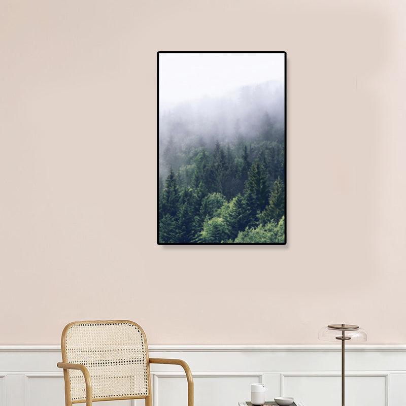 BowLift | Tropics Natural Landscape Wall Art Living Room Canvas Print in Dark Color, Multiple Sizes