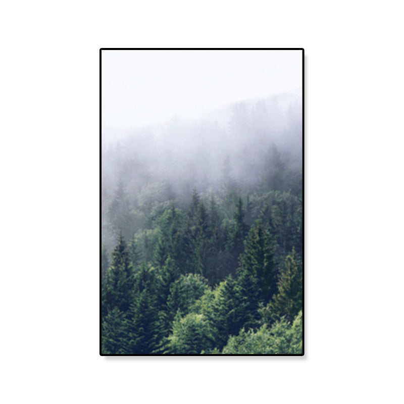 BowLift | Tropics Natural Landscape Wall Art Living Room Canvas Print in Dark Color, Multiple Sizes