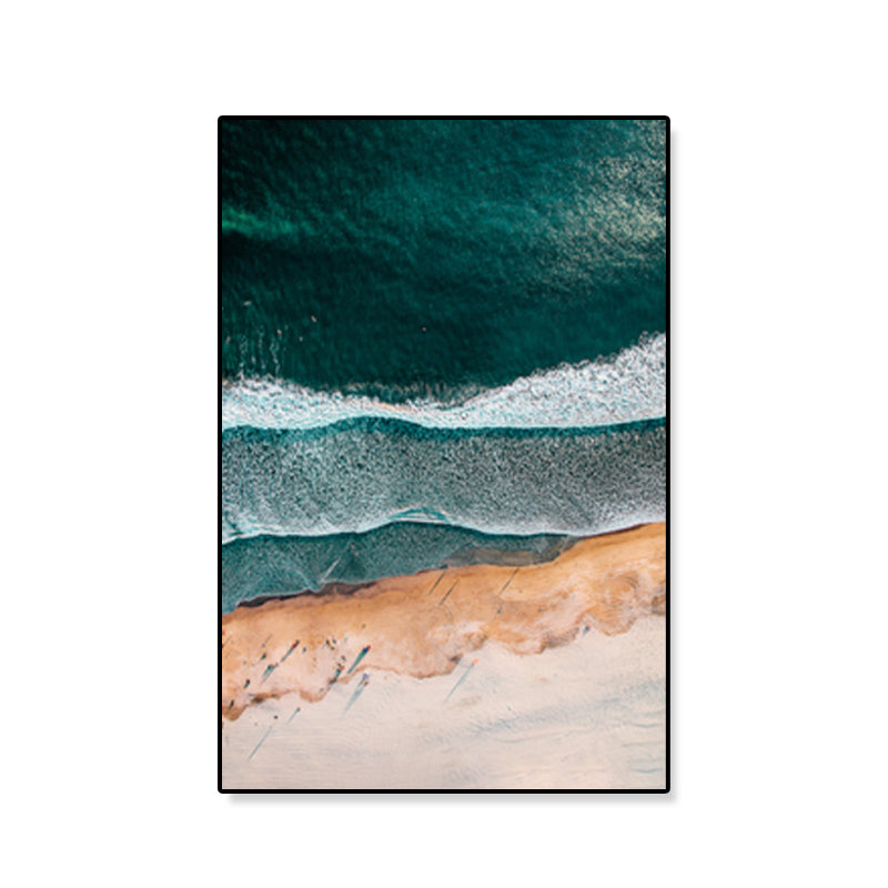 BowLift | Tropics Natural Landscape Wall Art Living Room Canvas Print in Dark Color, Multiple Sizes