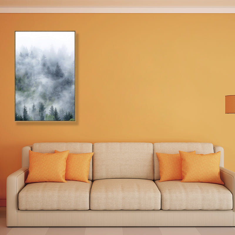 BowLift | Tropical Photo Print Landscape Canvas Dark Color Textured Wall Art Decor for Room