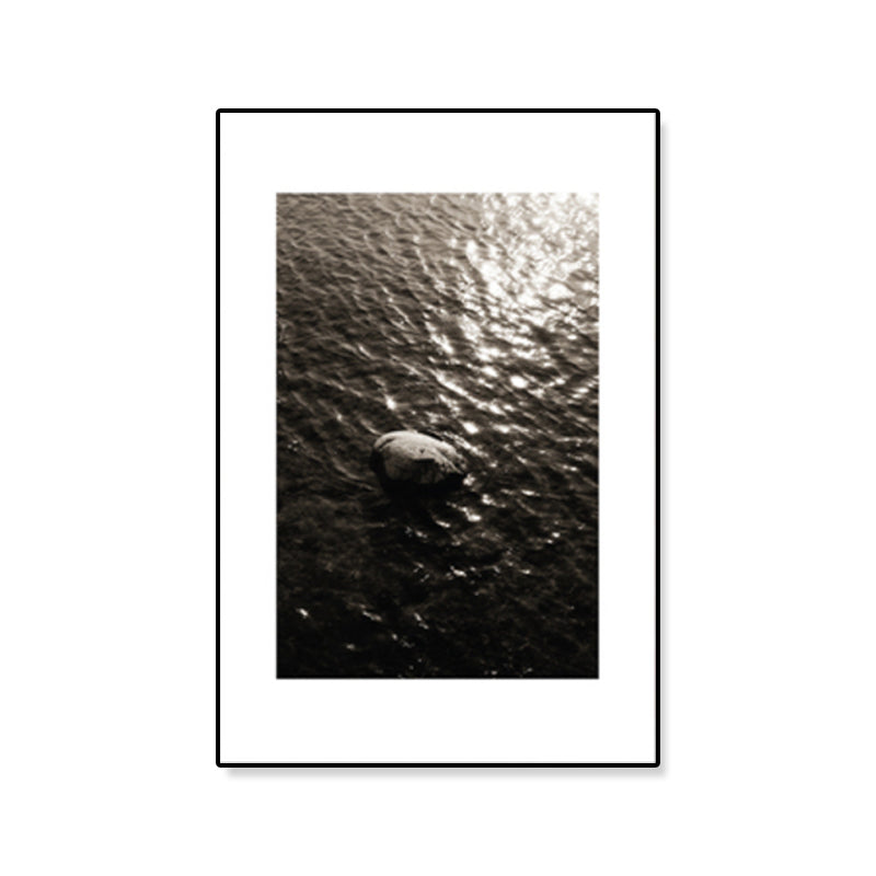 BowLift | Textured Ocean Surface Wall Art Tropical Canvas Print for Home Decor, Multiple Sizes