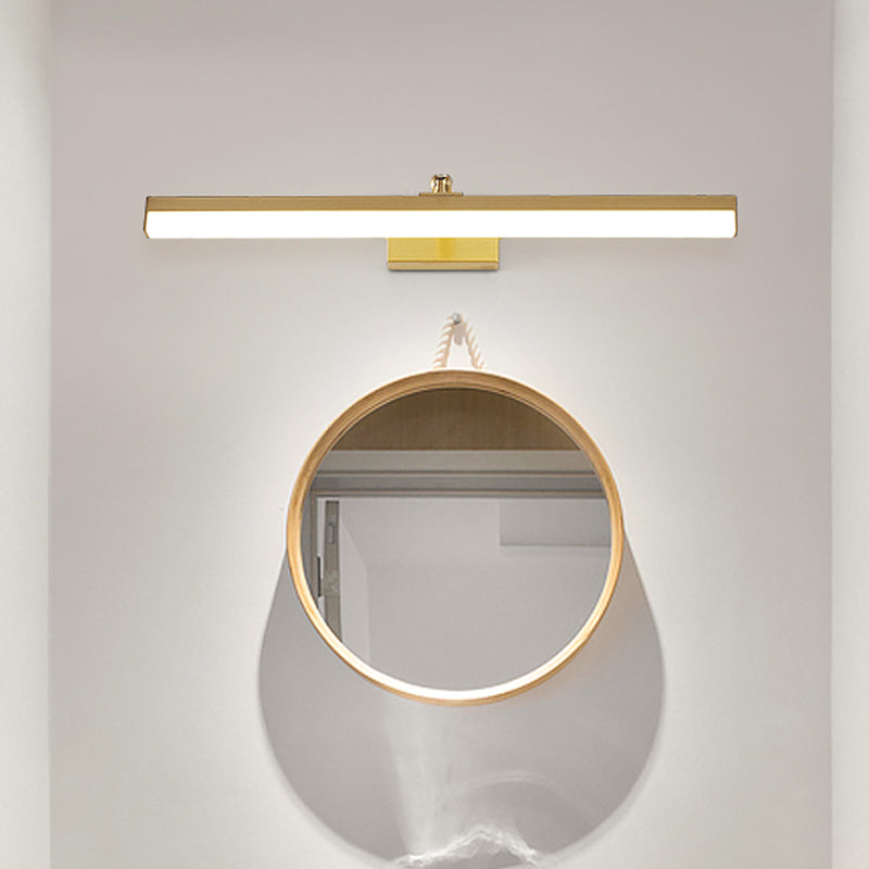 BowLift | Brass extended wall-mounted lamp Simplicity LED metal mirror wall light fixture