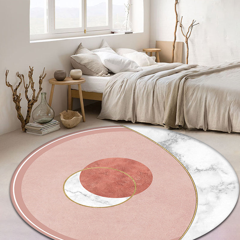 BowLift | Cameo Brown Modern Carpet Polypropylene Geometric Pattern Rug Pet Friendly Washable Non-Slip Carpet for Living Room