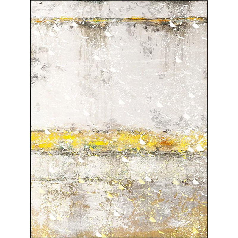 BowLift | Stylish Gold Modern Rug Synthetic Abstract Rug Non-Slip Pet-Friendly Washable Rug for the Living Room