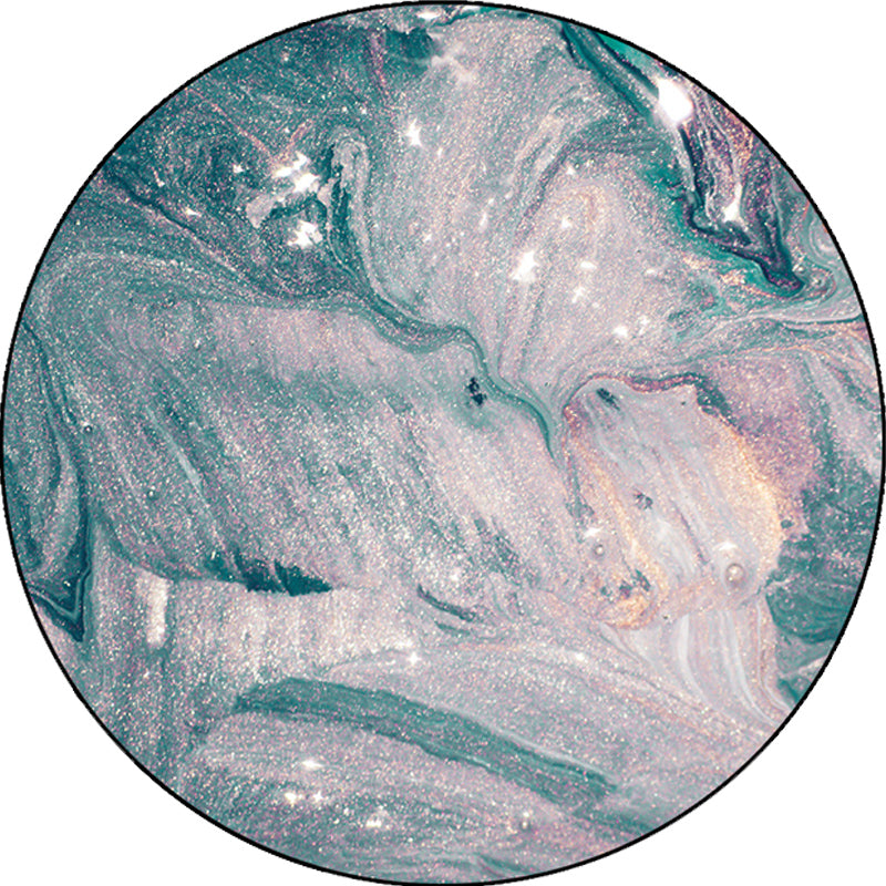 BowLift | Green Watercolor Pattern Area Rug Polyester Modernism Rug Washable Non-Slip Back Rug for Decoration