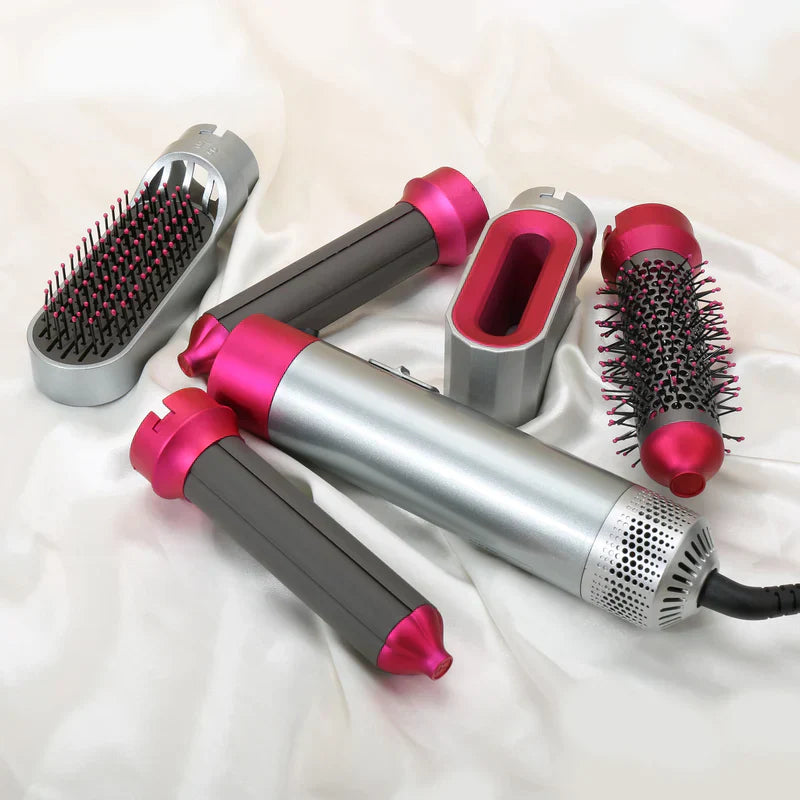 BowLift | 5-in-1 Hair Styler | Auto Curler, Blow Dryer & Flat Brush for All Hair Types at Home