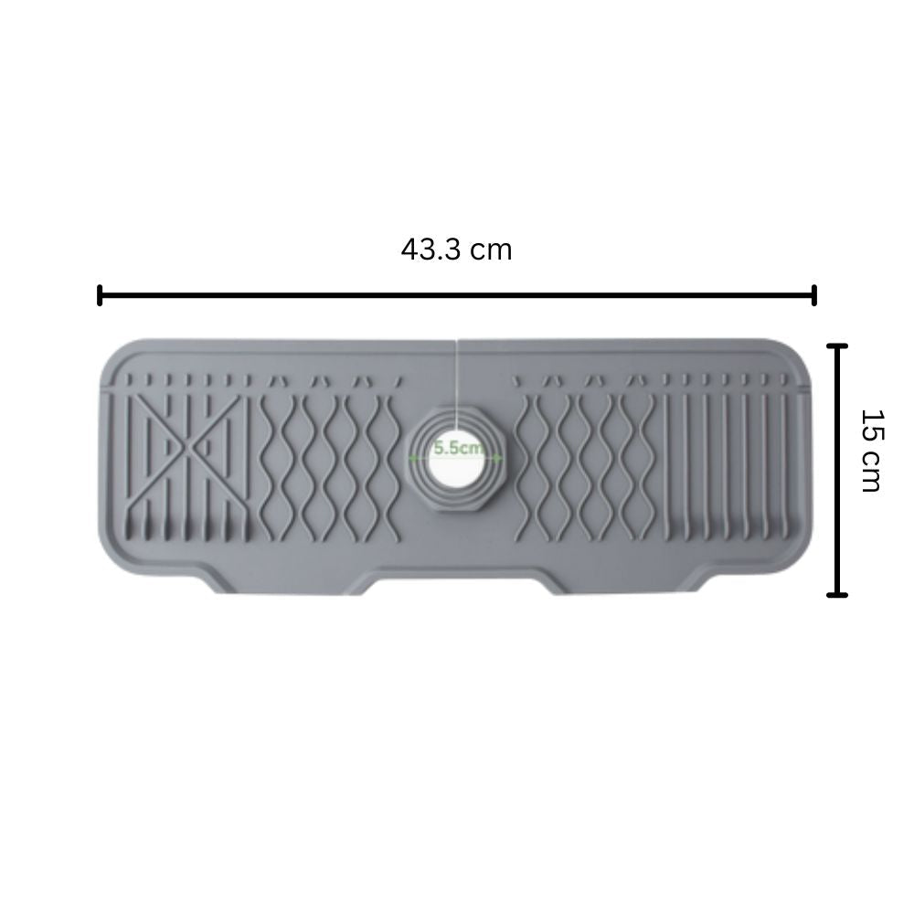 BowLift | Aqua Slope Rubber Faucet Sink Mat