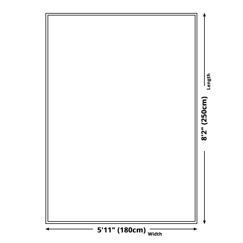 BowLift | Dark Cyberpunk Style Rug Polypropylene Tie Dye Printed Abstract Rug Non-Slip Back Washable Carpet for Room