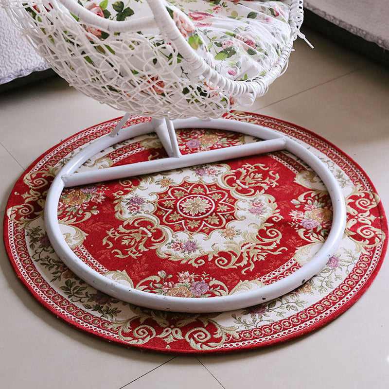 BowLift | Casual multicolored, floral printed rug, polyester, vintage rug, pet-friendly, washable, non-slip rug for decoration