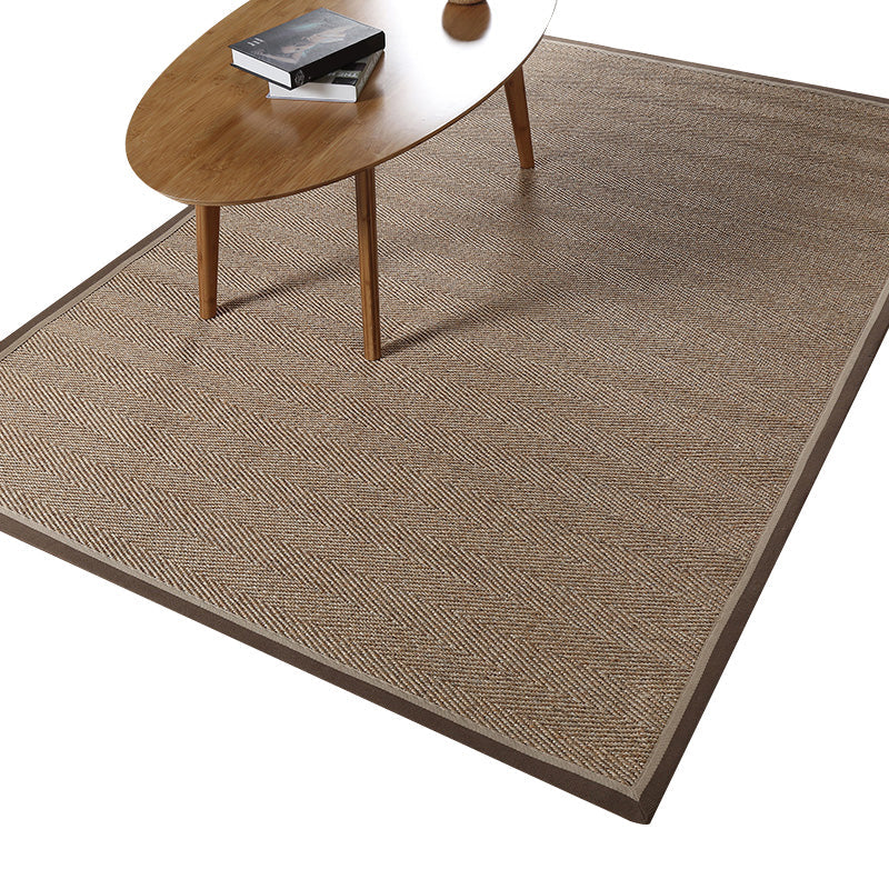 BowLift | Stylish Country Carpet Brown Solid Carpet Animal Dry Washable Non-slip Rug for Living Room