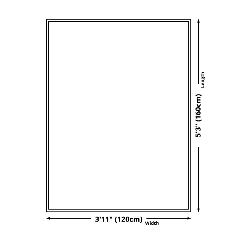 BowLift | Ivory Bedroom Rug New Color Block Striped Pattern Rug Polyester Washable Area Rug