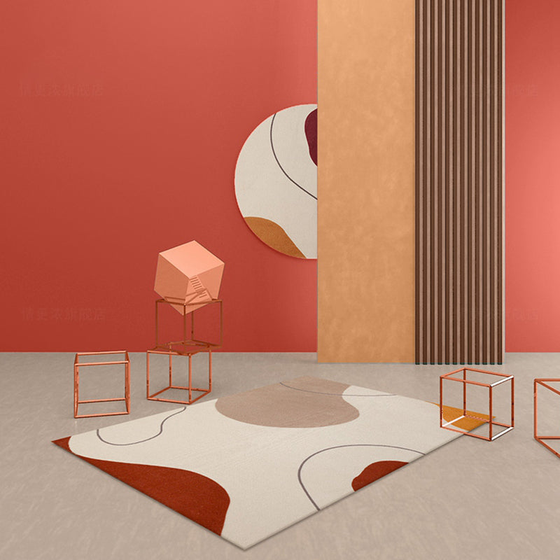 BowLift | Stylish Nordic Area Rug Multicolor Abstract Rug Pet Friendly Non-Slip Washable Area Rug for Decoration