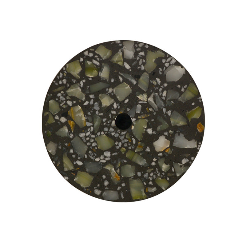 BowLift | Terrazzo Disk LED Wall Light Art Deco Black/Red/Blue Flush Mount Wall Lamp for the Living Room