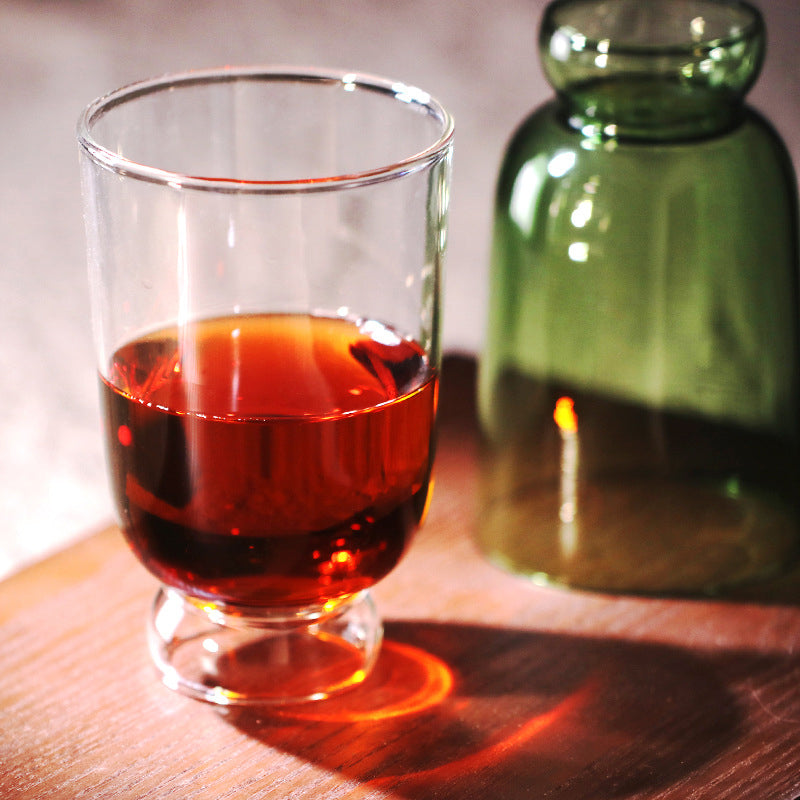 BowLift | Hot Sale Coffee Glass 350ml Hand Blown Simple Glass Water Cup Juice Cup Milk Cup