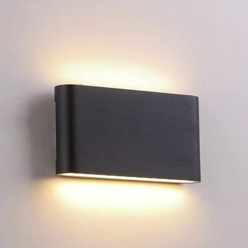 BowLift | Black/White Rectangular Built-in Wall Lamp Nordic Aluminum Small/Medium LED Wall Light