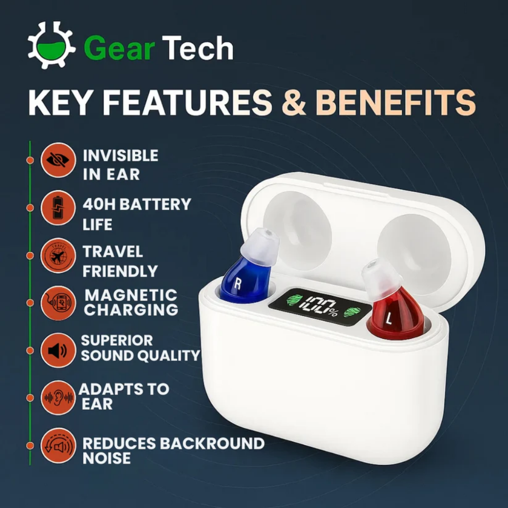 BowLift | Invisible Rechargeable Hearing Aids UK – Discreet In Ear Hearing Aids for Clear Sound & Comfort | Small Hidden Hearing Aid