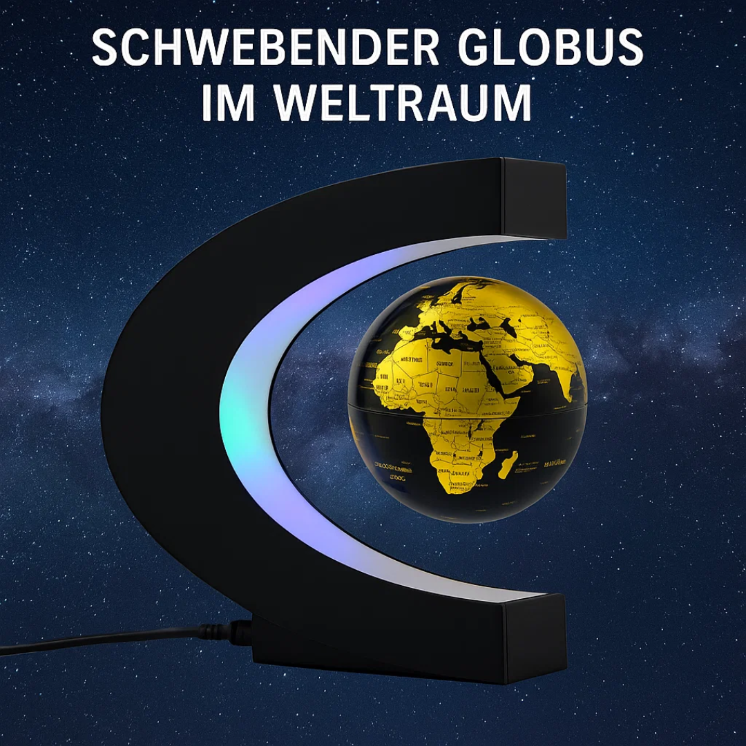 BowLift | AstroGlobe LED World Globe – Floating Globe Lamp with Magnetic Suspension