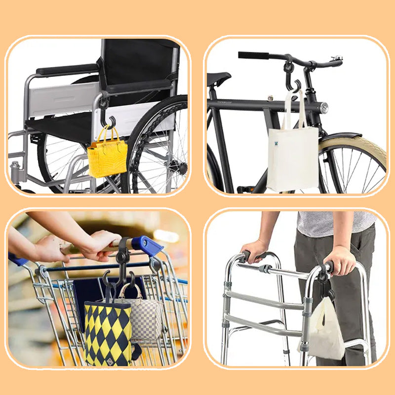 BowLift | Baby Stroller Hooks for Hanging Diaper Bags