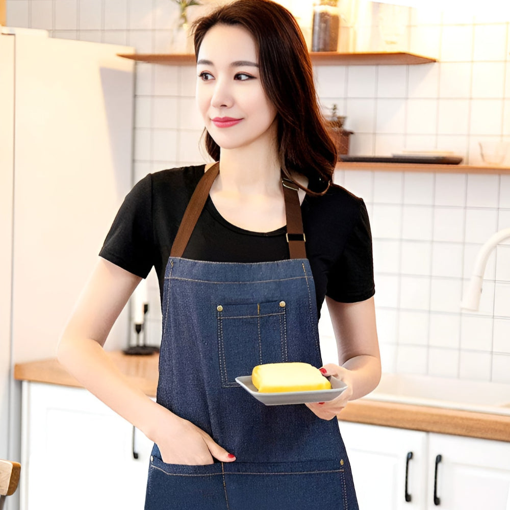 BowLift | Adjustable Denim Apron