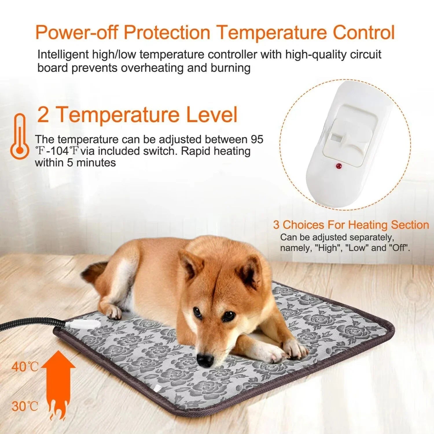 BowLift | Adjustable Electric Dog Heating Pad