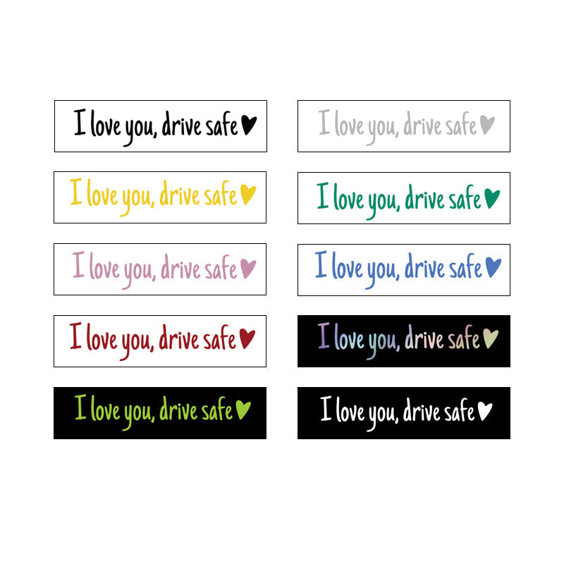 BowLift | I Love You Driving Safe Mirror Sticker
