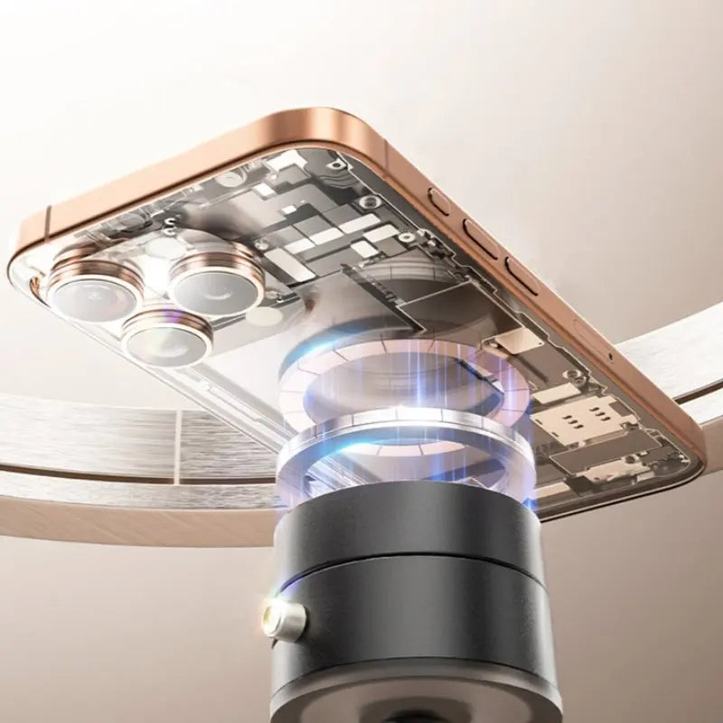 BowLift | Foldable Magnetic Phone Holder with Strong Vacuum Adhesion