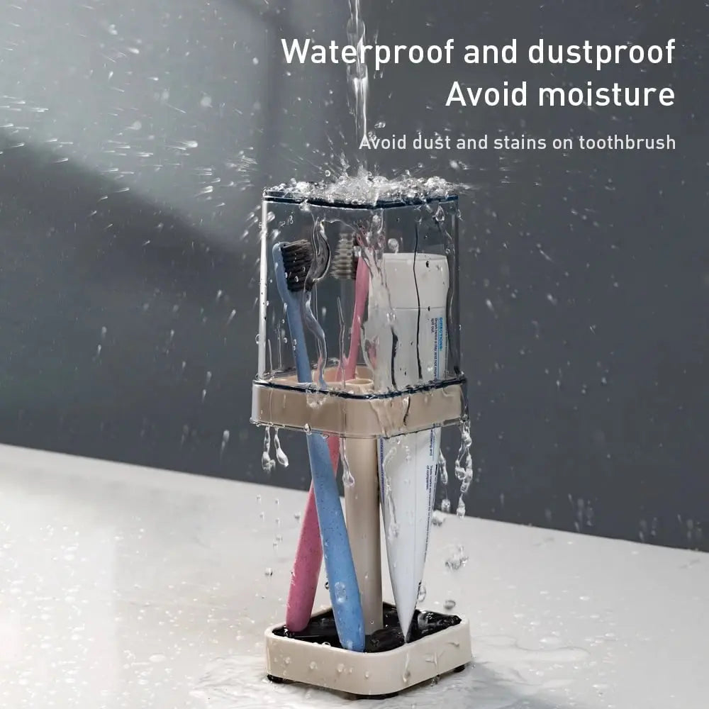 BowLift | Stylish Toothbrush Holder with PRedective Cover – Hygienic & Neat