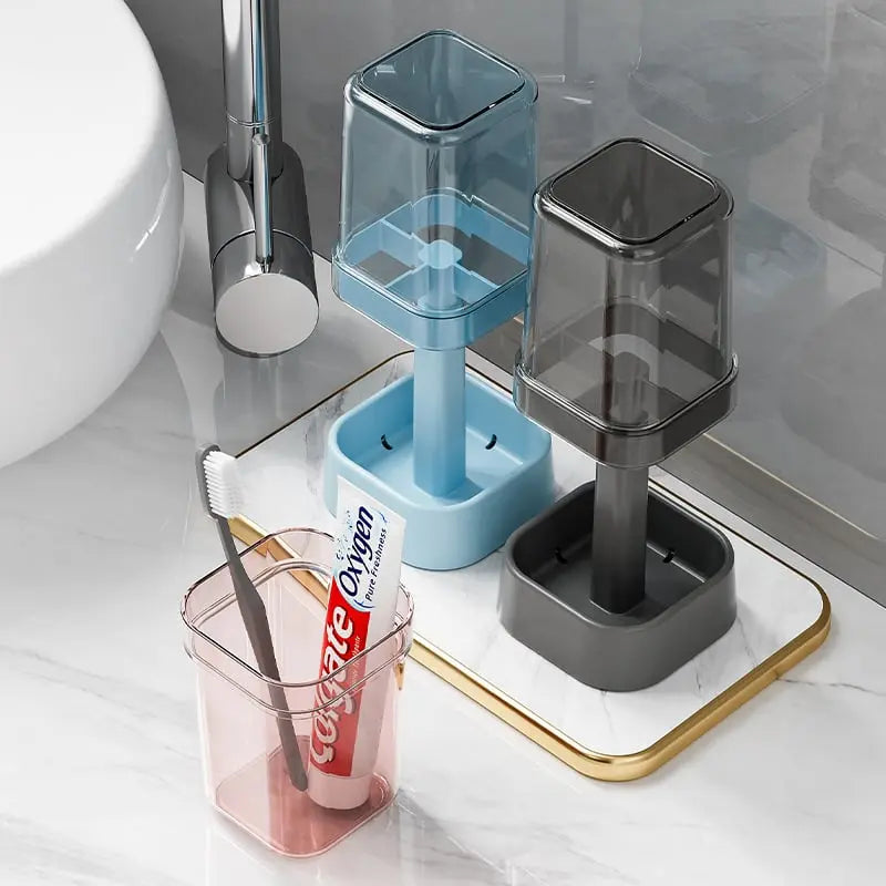 BowLift | Stylish Toothbrush Holder with PRedective Cover – Hygienic & Neat
