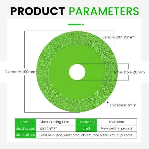 BowLift | Ultra-thin diamond glass cutting disc