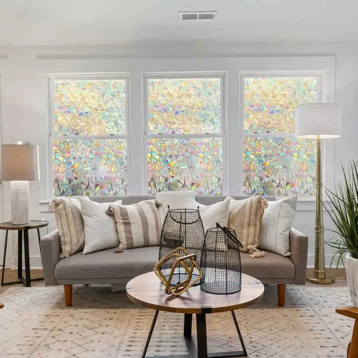 BowLift | 3D Rainbow Window Film – Privacy PRedection & Decoration without Adhesive