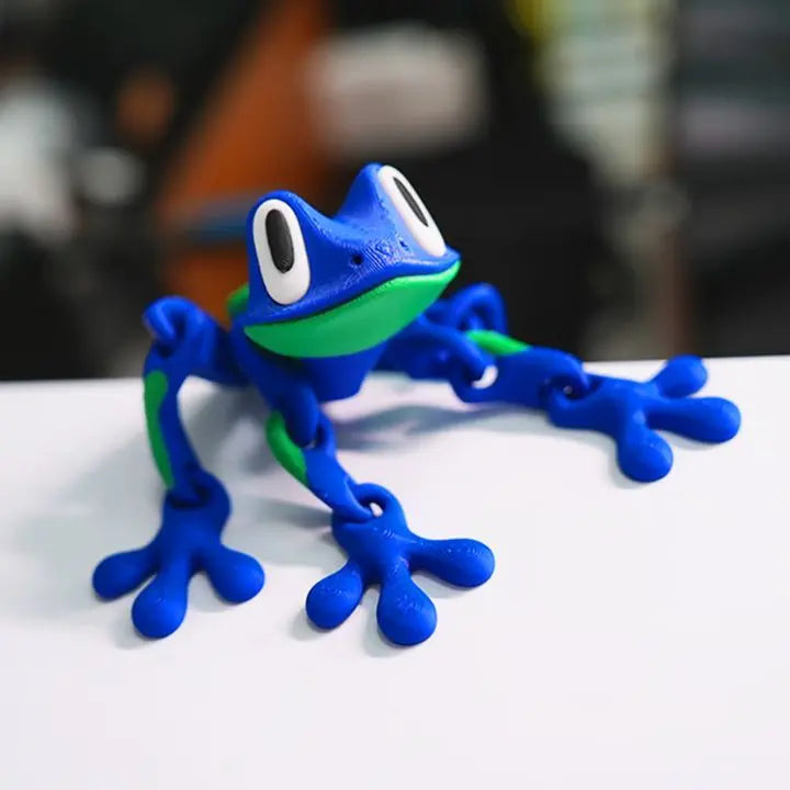 BowLift | 3D-printed magnetic frog refrigerator magnet