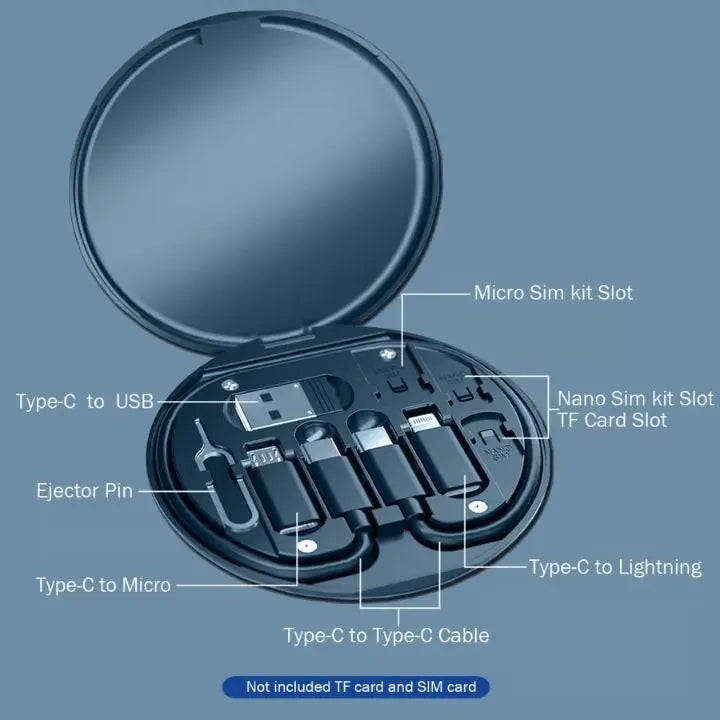 BowLift | 9-in-1 Cable Organizer – Everything for charging & data in one case