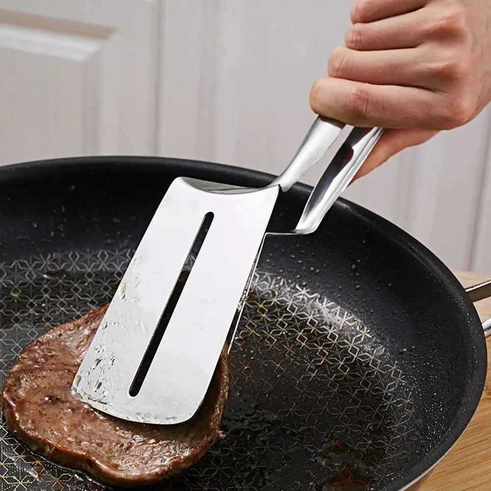 BowLift | Stainless Steel Grill Tongs with Reversal Function