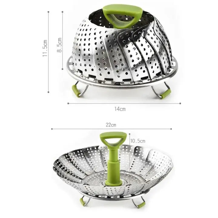BowLift | Collapsible Steamer Made of Stainless Steel – For Healthy Cooking