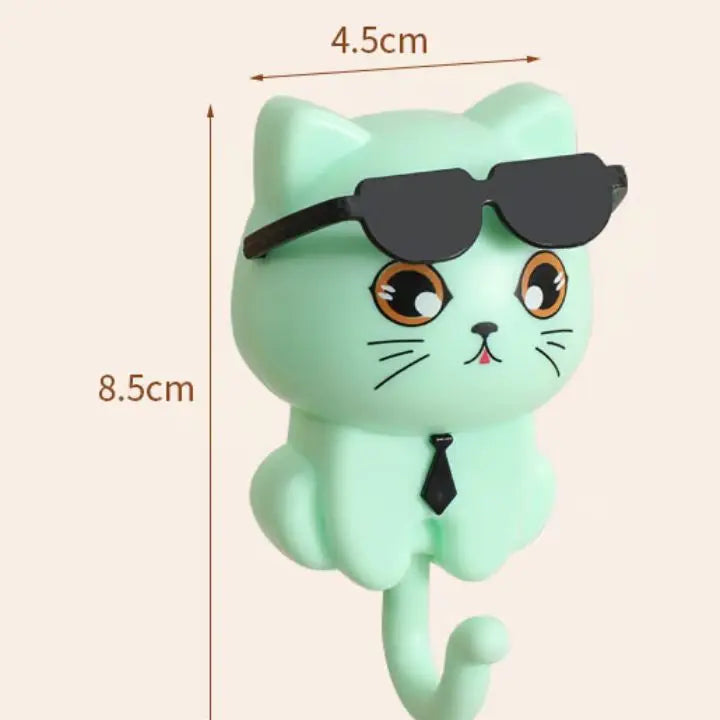BowLift | Cat-shaped key holder – Self-adhesive & decorative