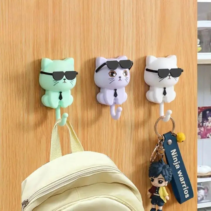 BowLift | Cat-shaped key holder – Self-adhesive & decorative