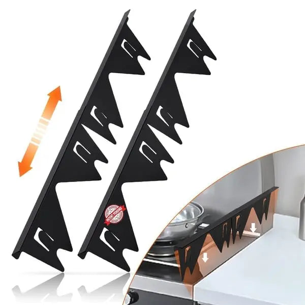 BowLift | Telescopic cover strips made of stainless steel for stove gaps