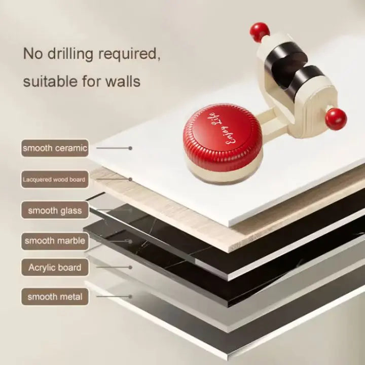 BowLift | Adjustable Suction Cup Shower Holder – No Drilling