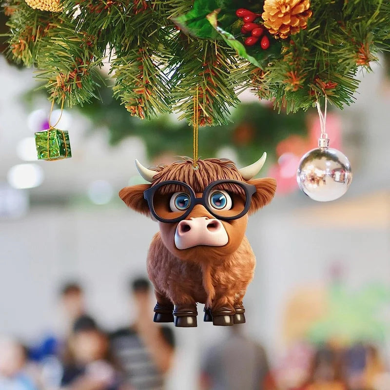 BowLift | Cartoon Cow Decorative Ornament