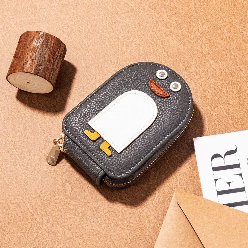 BowLift | Cute Penguins PU Credit Card Coin Purse