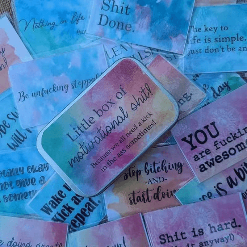 BowLift | Funny Motivation Card Gift (Set of 20 pieces)