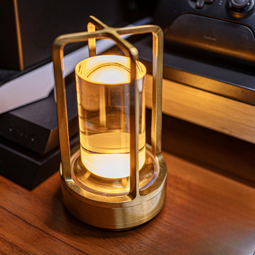 BowLift | Table Lamp Crystal Glass Rechargeable Light