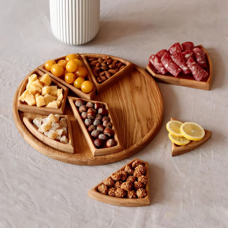BowLift | Jigsaw Puzzle Tray - Wood with Removable Dividers