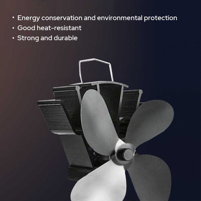 BowLift | 4 Blades Heat Powered Stove Fan