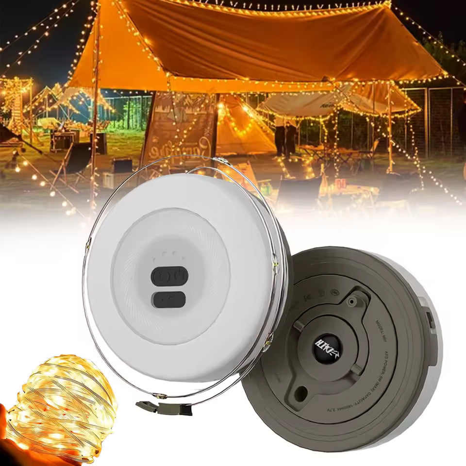 BowLift | Portable LED Camping String Light – USB Rechargeable Waterproof Fairy Lights for Outdoor & Indoor Use (10m)