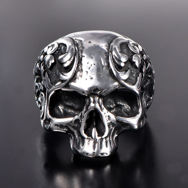 BowLift | Punk Style Titan Skull Ring