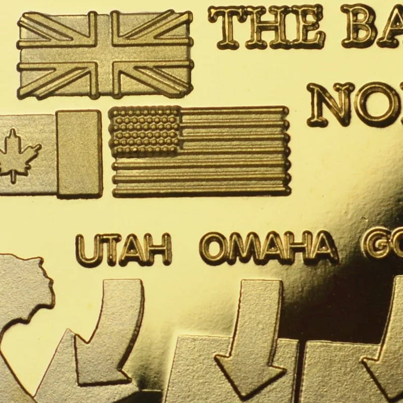 BowLift | D-DAY LANDINGS 1944 24ct Gold Commemorative Coin