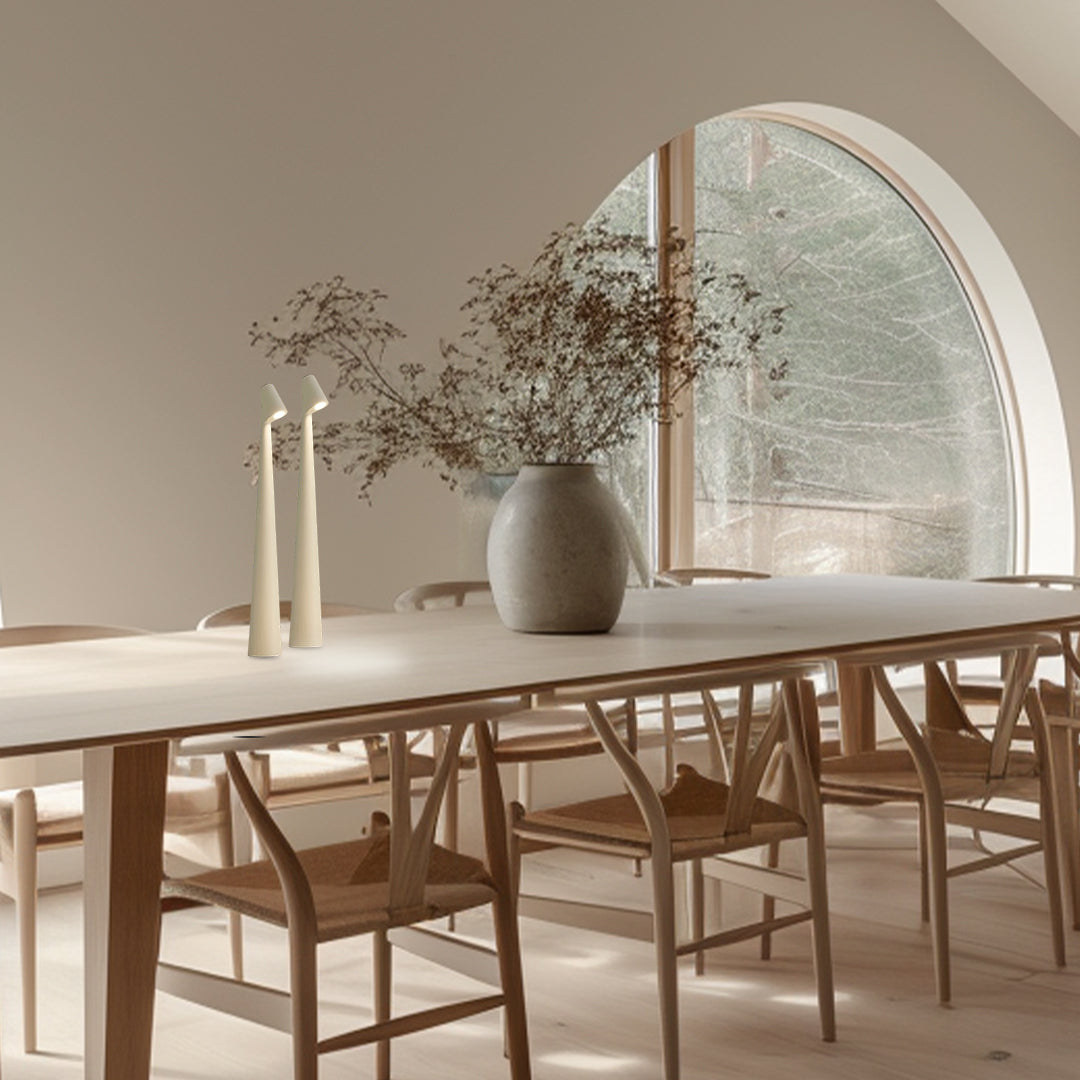 BowLift | Table Lamp Modern Red Metal LED Light