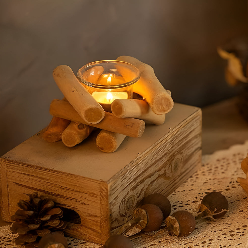 BowLift | Driftwood Haven Candle Holder