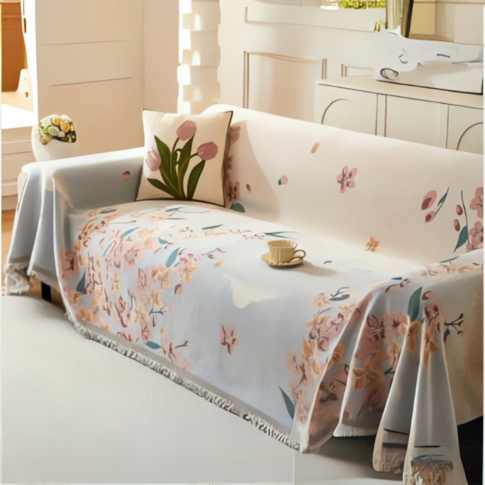 BowLift | Amara Floral Reversible Sofa Cover